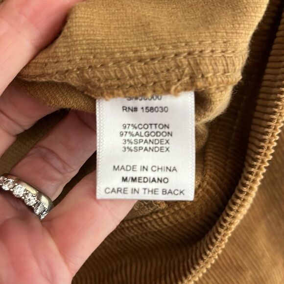 Love Tree Brown Corduroy Jacket Size Medium Juniors - Picture 5 of 9